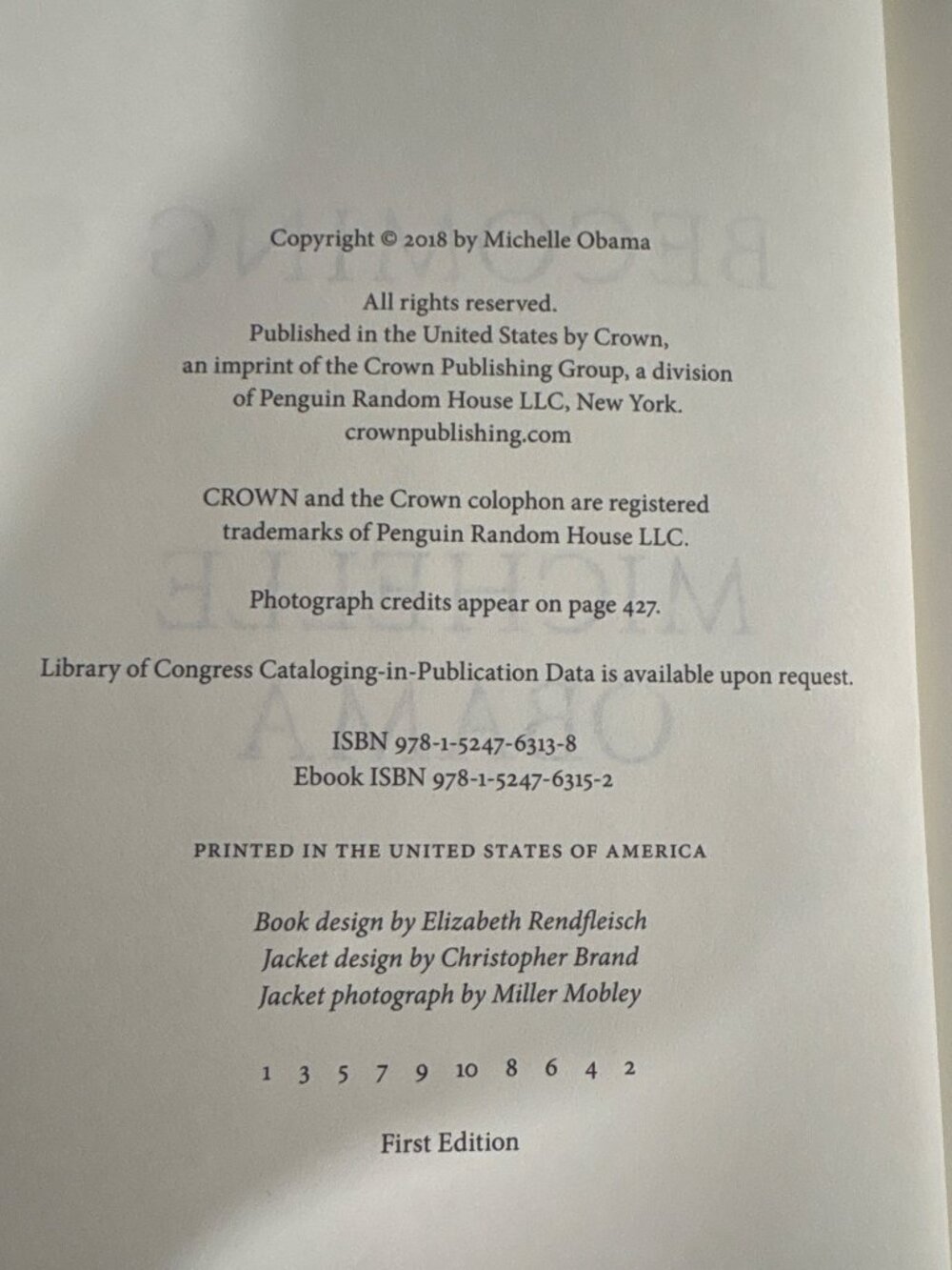 Becoming Michelle Obama Hardcover Memoir Oprah’s Book Club Autobiography - Picture 8 of 14